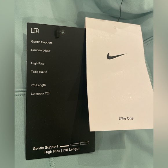 Nike Women’s Dri-Fit One High Waist 7/8 Leggings Size Small Cannon Green Color - Picture 7 of 10